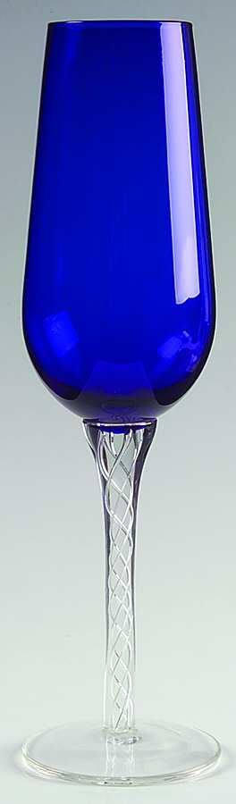 Braid Cobalt Blue Fluted Champagne by Artland-1
