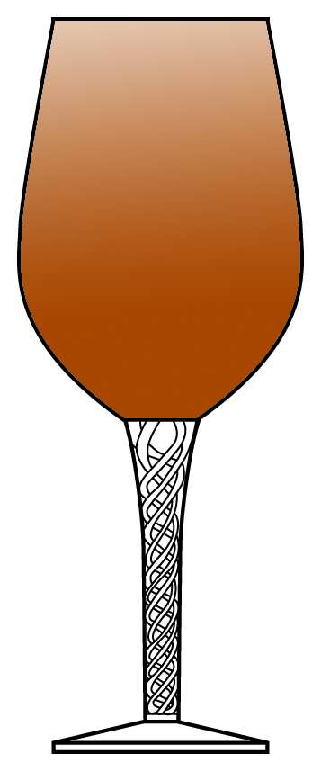 Braid Amber Water Goblet by Artland-1