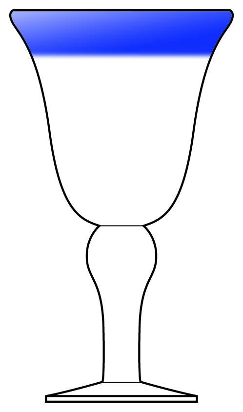 Horizon Blue Water Goblet by Artland-1