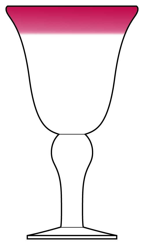 Horizon Ruby Water Goblet by Artland-1