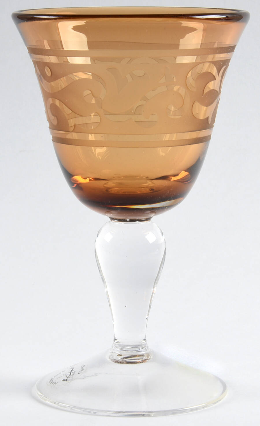 Renaissance Amber Wine Glass by Artland-1
