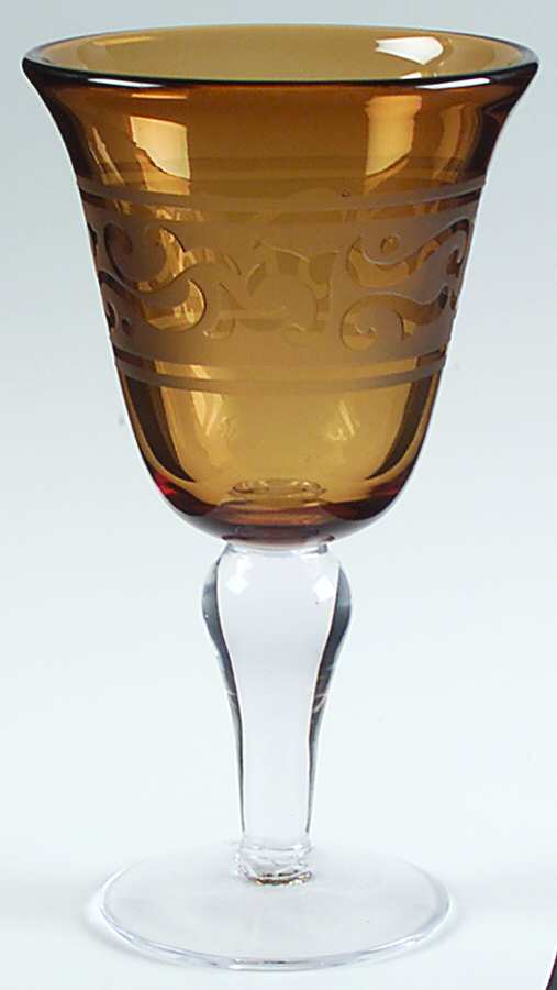 Renaissance Amber Water Goblet by Artland-1