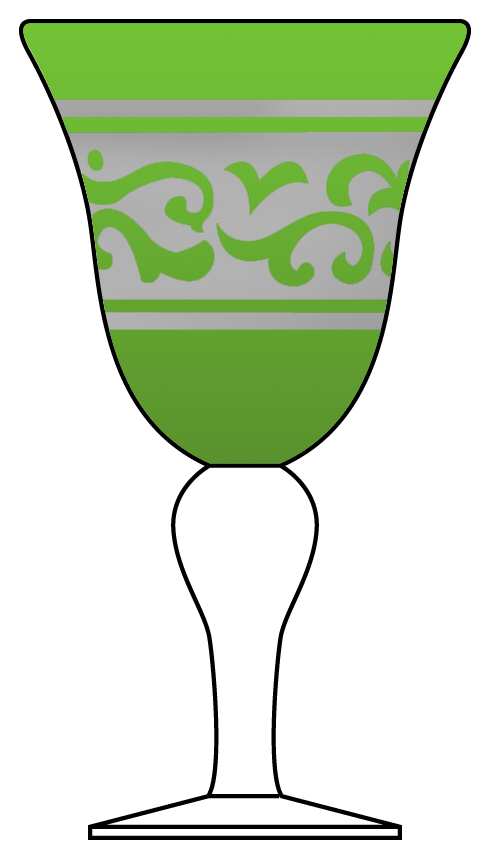 Renaissance Sage Water Goblet by Artland-1