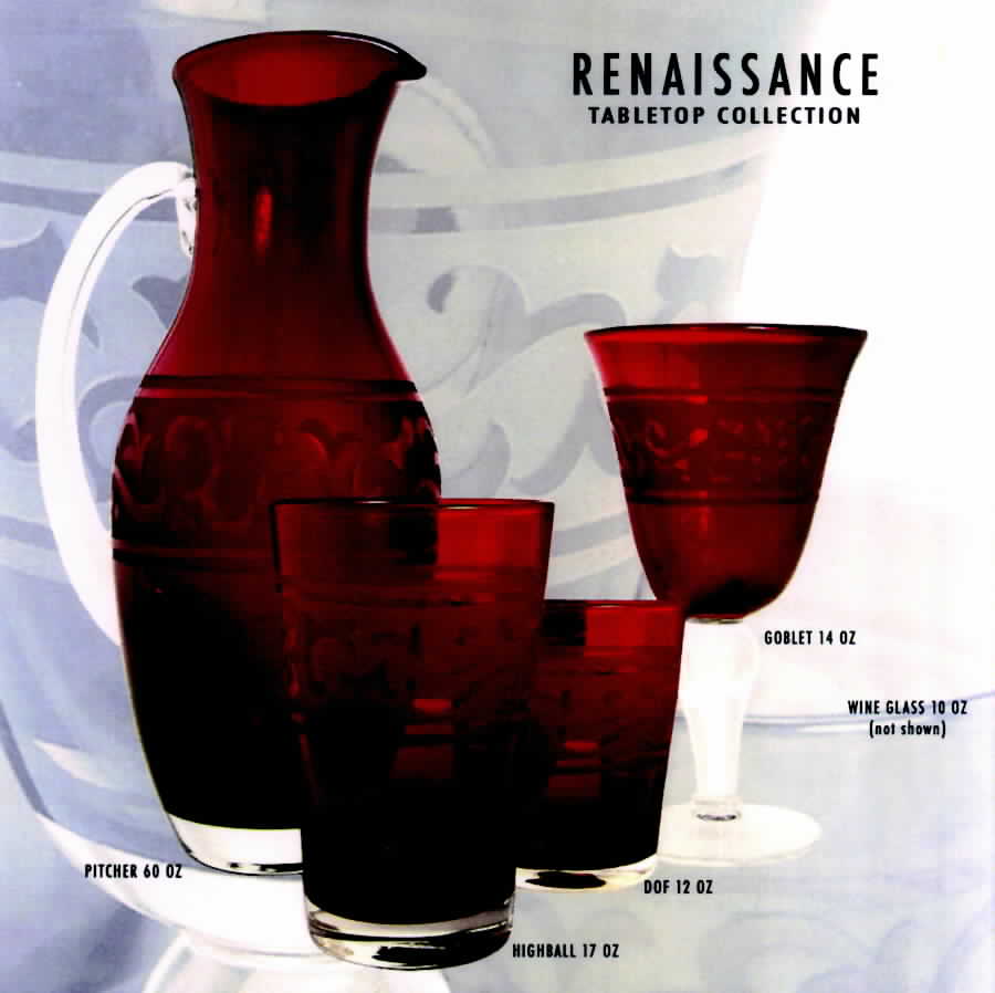 Renaissance Ruby Wine Glass by Artland-1