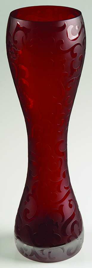 Renaissance Ruby 13" Flower Vase by Artland-1