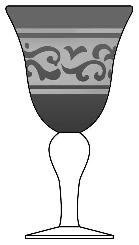 Renaissance Smoke Water Goblet by Artland-1