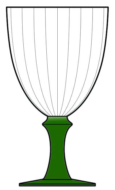 Venture Sage Water Goblet by Artland-1