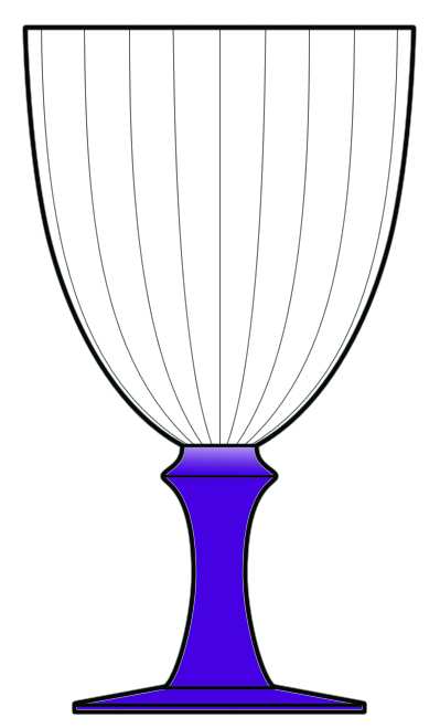 Venture Plum Water Goblet by Artland-1