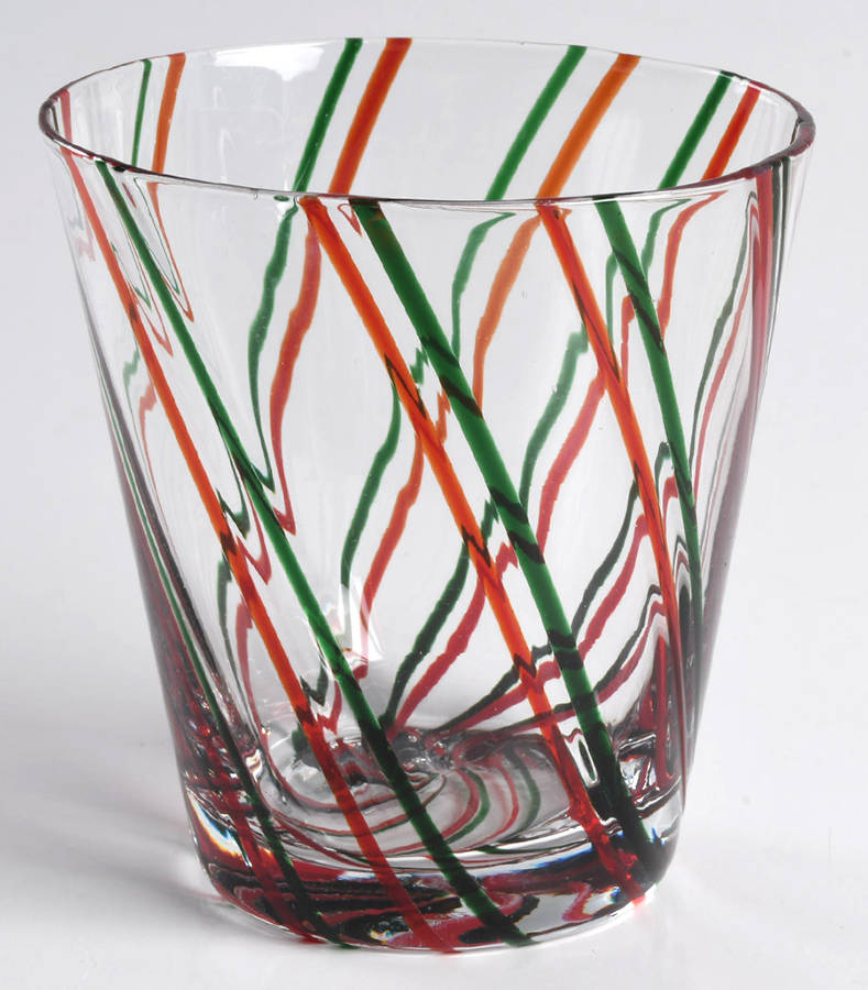 Peppermint (Green and Red) Double Old Fashioned by Artland-1