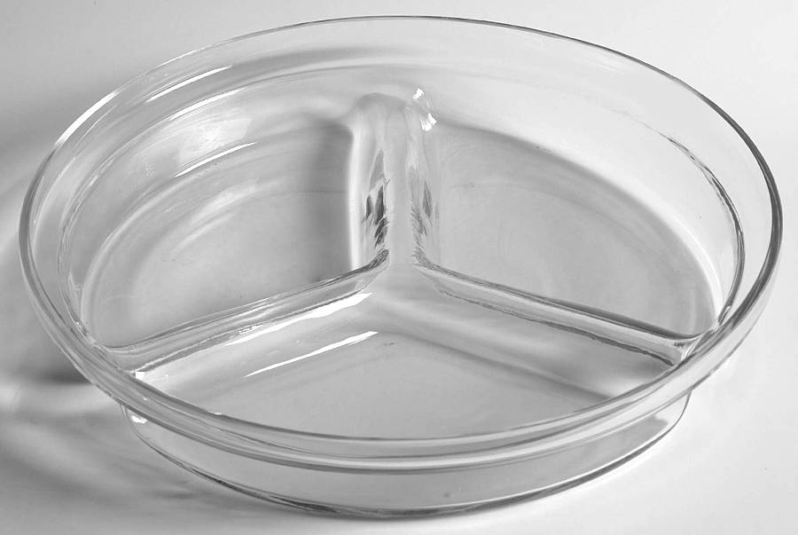 Simplicity 3-Part Divided Round Tray by Artland-1
