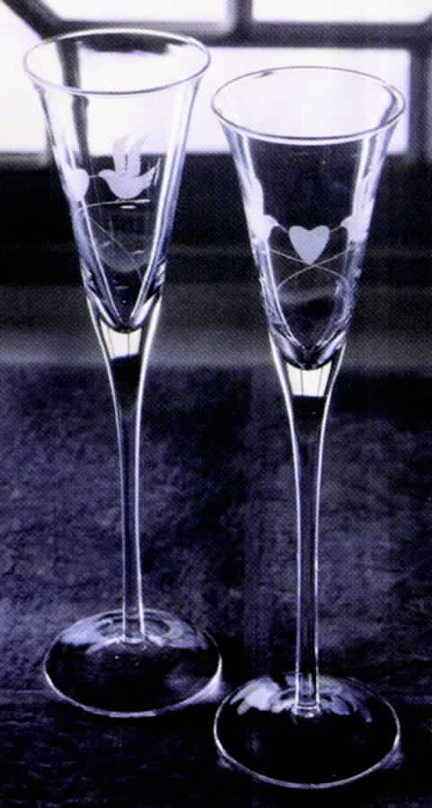 Love Bird Fluted Champagne by Artland-1