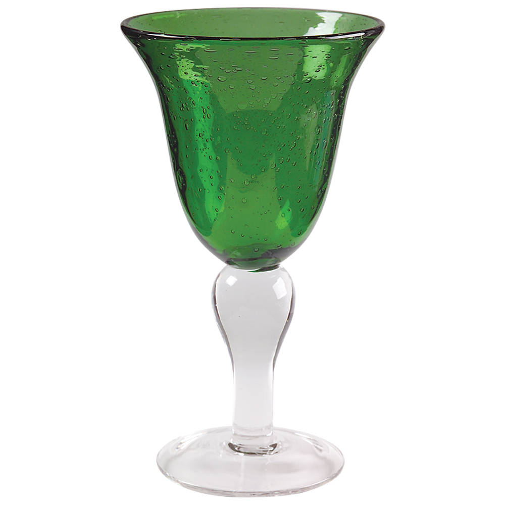 Iris Green Water Goblet by Artland-1