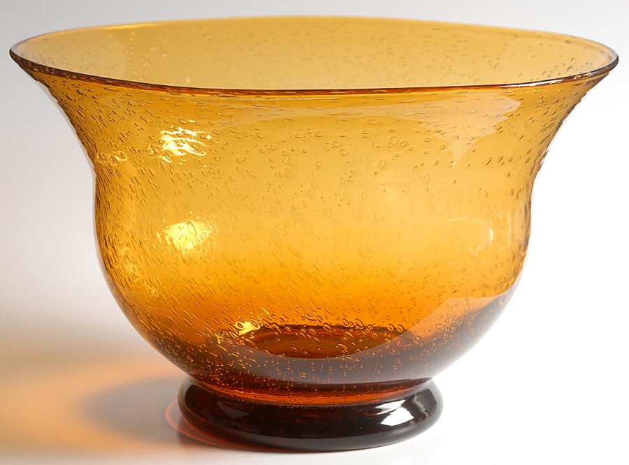 Iris Amber 11" Salad Bowl by Artland-1