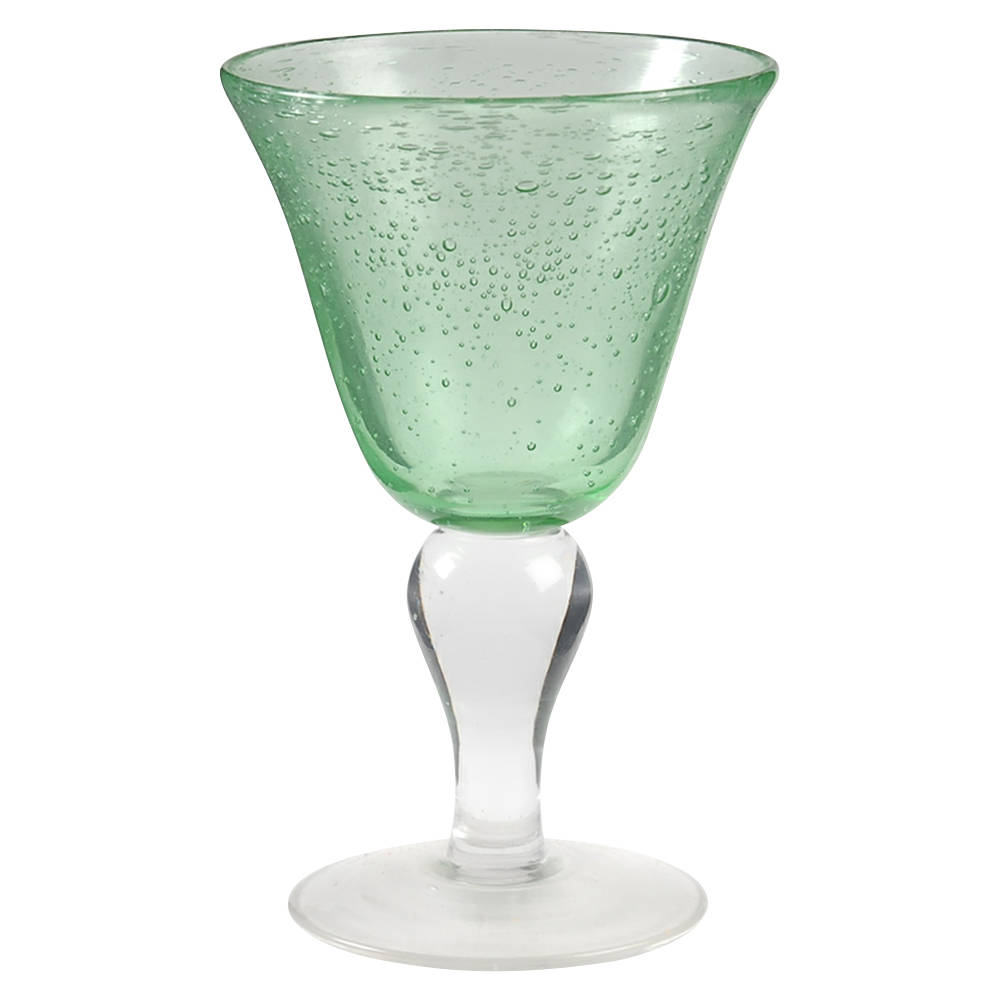 Iris Light Green Wine Glass by Artland-1