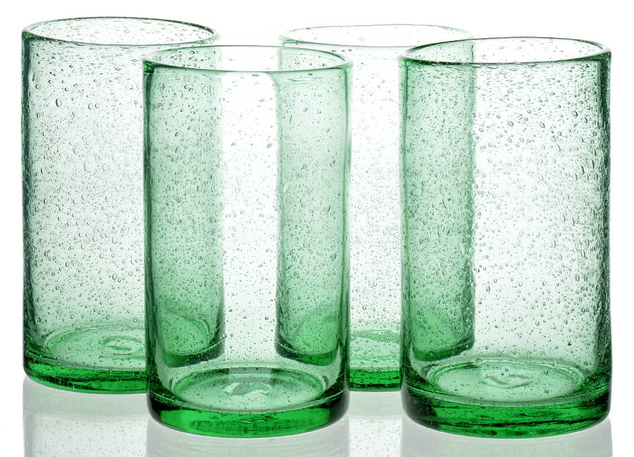 Iris Light Green Highball - Set of 4 by Artland-1