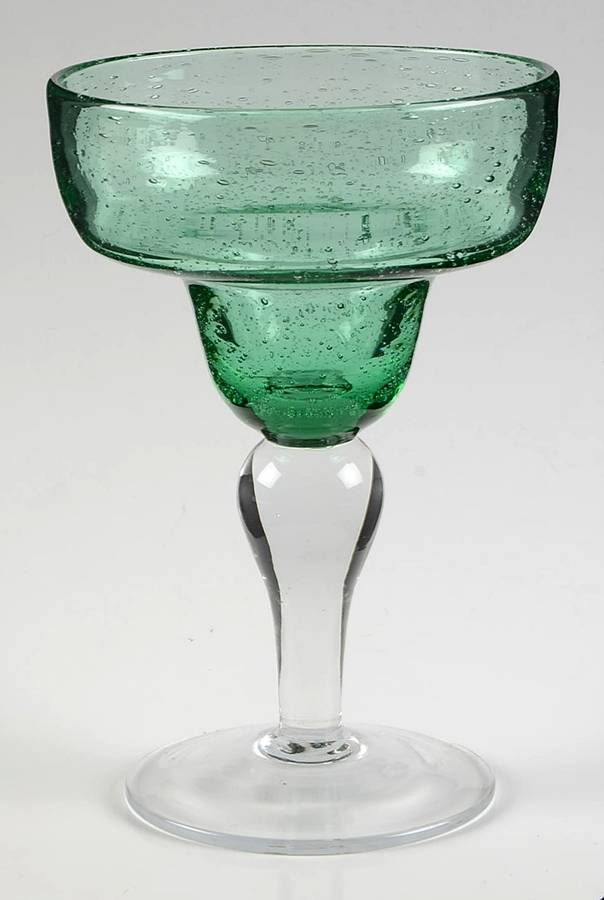 Iris Light Green Margarita Glass by Artland-1