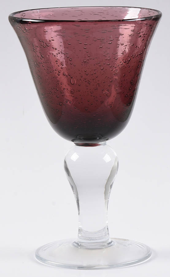 Iris Purple Wine Glass by Artland-1