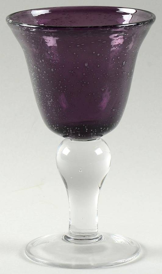 Iris Plum Wine Glass by Artland-1