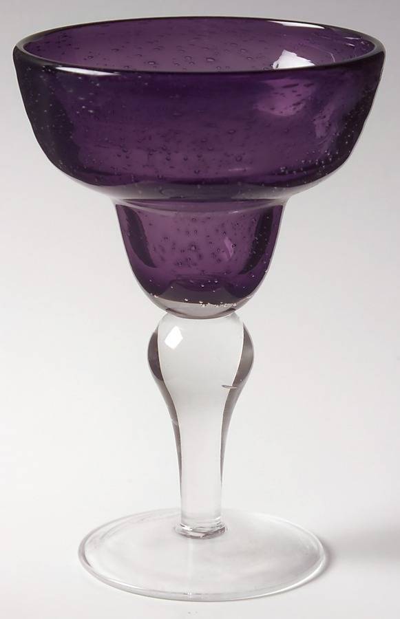 Iris Plum Margarita Glass by Artland-1