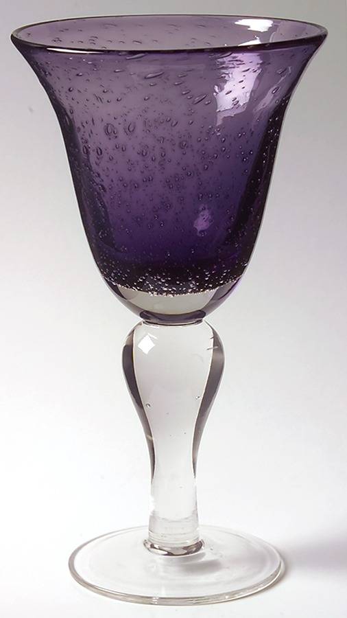 Iris Plum Water Goblet by Artland-1