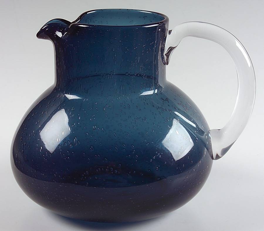 Iris Slate Blue 76 Oz Pitcher by Artland-1