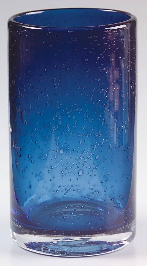Iris Slate Blue Highball Glass by Artland-1