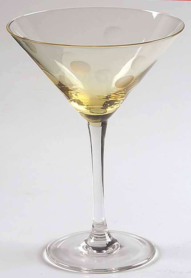 Polka Dot Multicolor Martini Glass by Artland-1