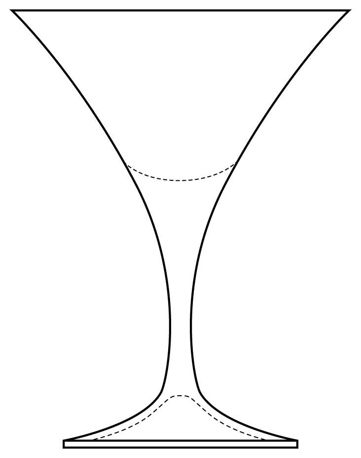 Upstairs Martini Martini Glass by Artland-1