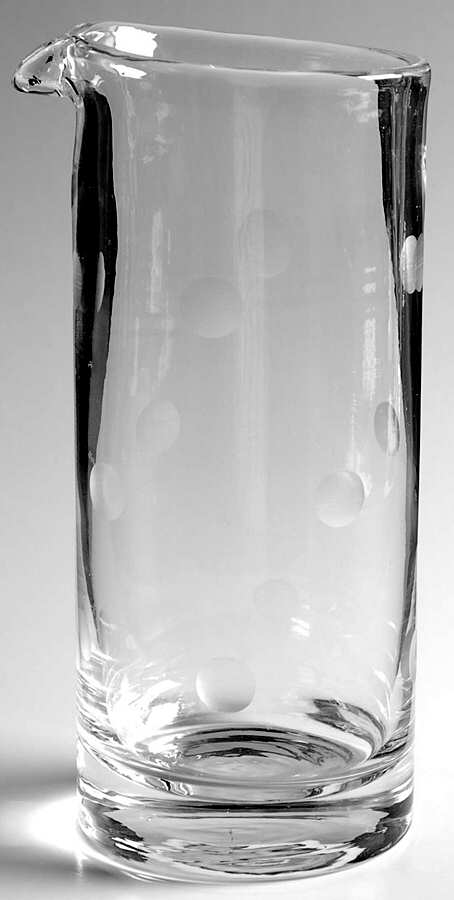 Polka Dot Clear Martini Pitcher No Stirrer by Artland-1