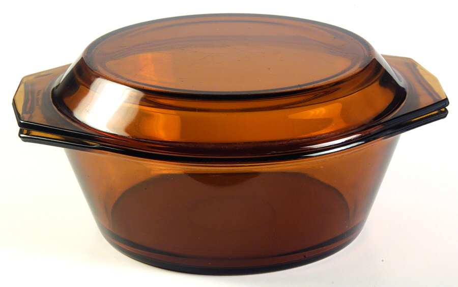 Fume 1.5 Quart Round Covered Casserole by Arcoroc-1