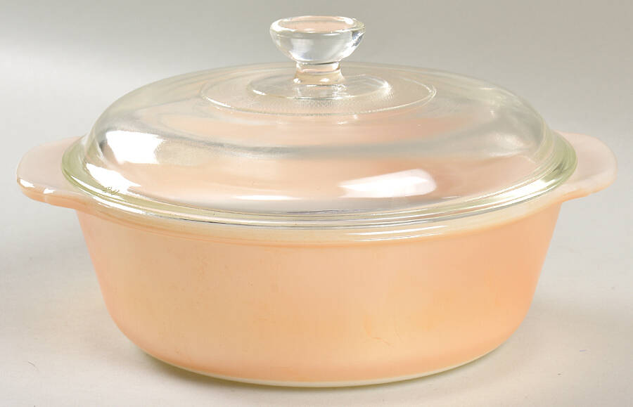 Copper Tint 1 Quart Round Covered Casserole by Anchor Hocking-1