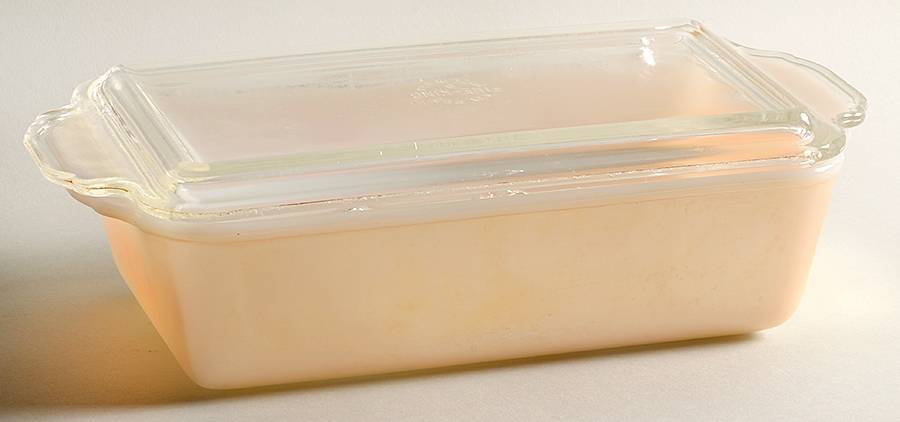 Copper Tint Laof Pan with Cover by Anchor Hocking-1