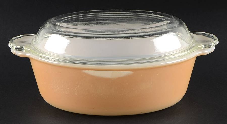Copper Tint 1.5 Quart Oval Covered Casserole by Anchor Hocking-1