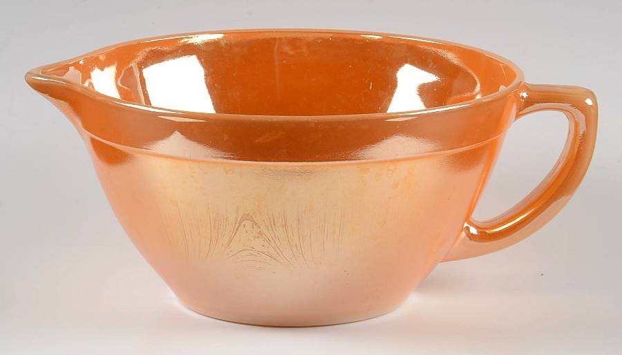 Peach Lustre Colonial Batter Bowl by Anchor Hocking-1