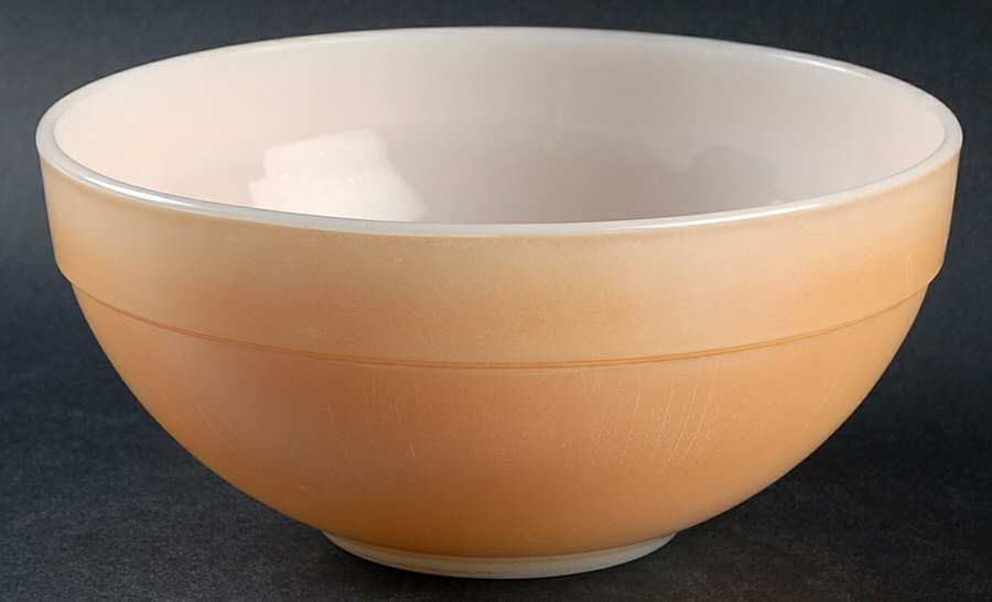 Peach Lustre Colonial 7" Mixing Bowl by Anchor Hocking-1