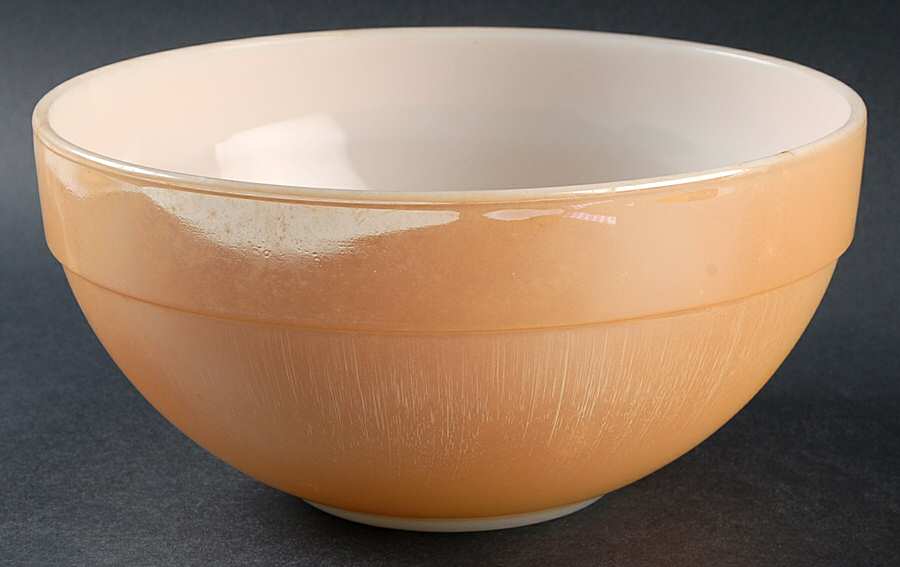 Peach Lustre Colonial 8" Mixing Bowl by Anchor Hocking-1