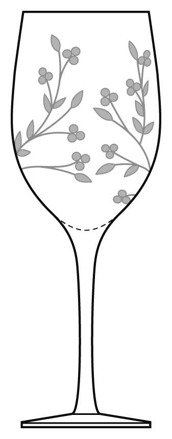 Elida Water Goblet by Ajka-1