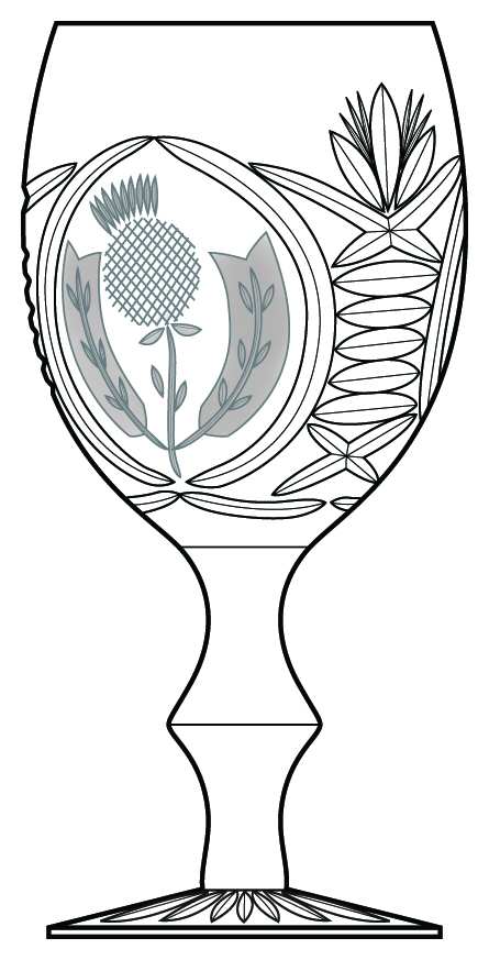 Jammertal Wine Glass by Ajka-1