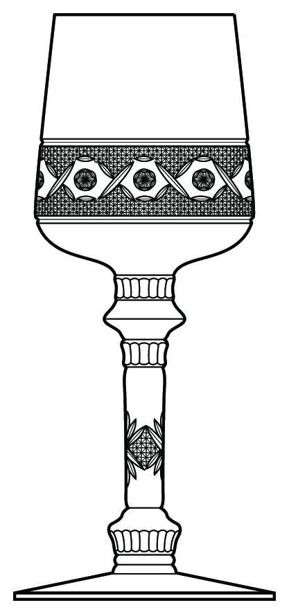 Monferrato Water Goblet by Ajka-1