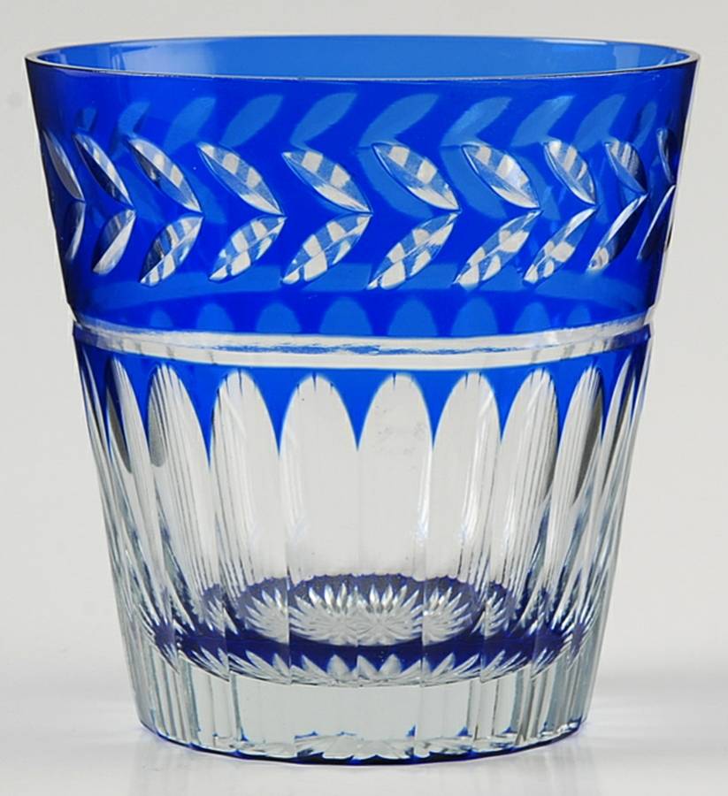 Taormina Cobalt Blue Double Old Fashioned by Ajka-1