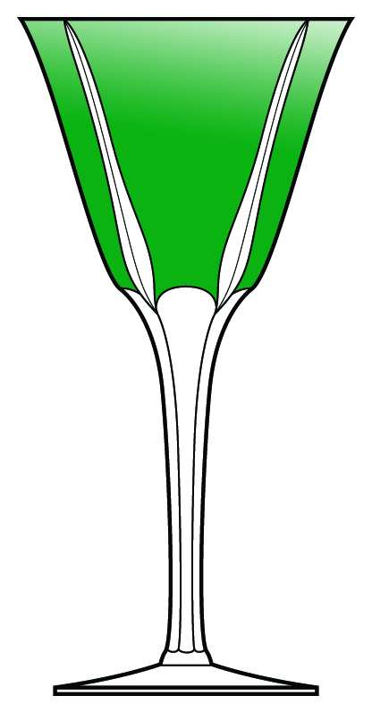 Idelle Idette Emerald Green Wine by Ajka-1