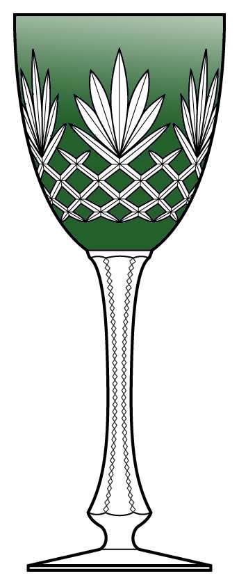 Edmanda Emerald Green Wine by Ajka-1