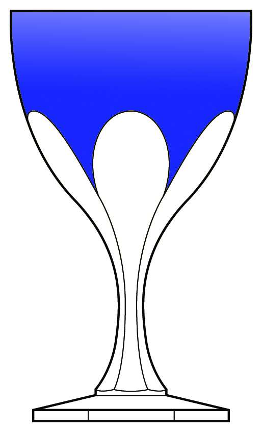 Edlin Cobalt Blue Wine by Ajka-1