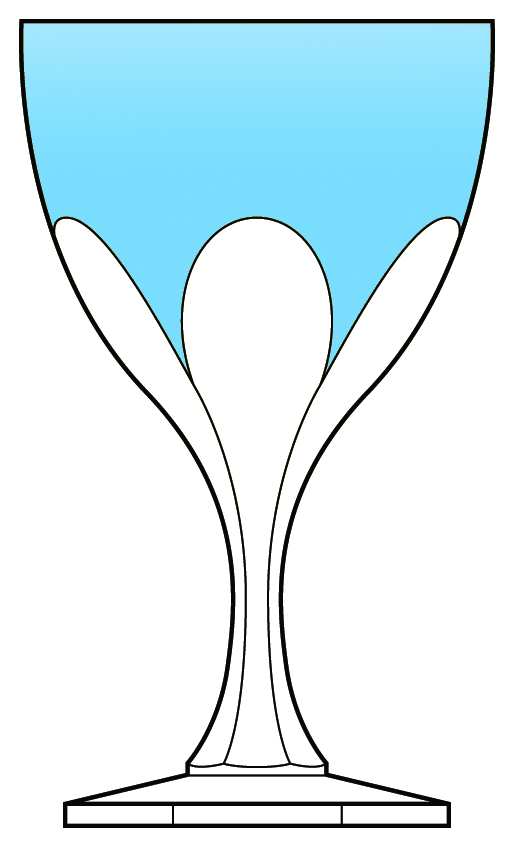 Edlin Light Blue Wine by Ajka-1