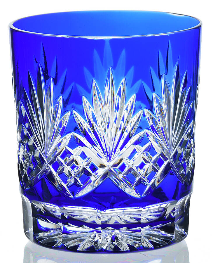 Caroline Cobalt Blue Double Old Fashioned by Ajka-1