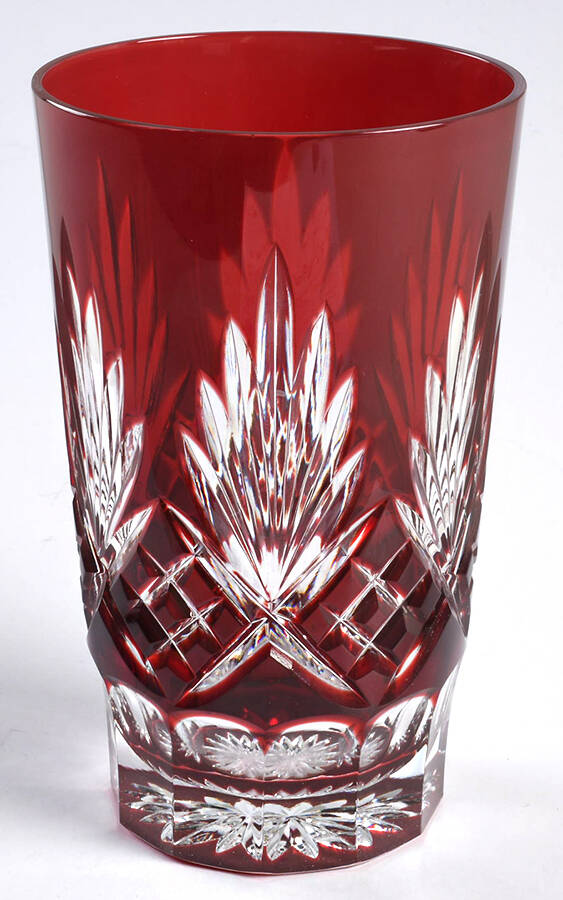 Caroline Ruby Flat Tumbler by Ajka-1