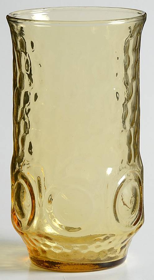 Heritage Hill Honey Gold 8 Oz Flat Tumbler by Anchor Hocking-1