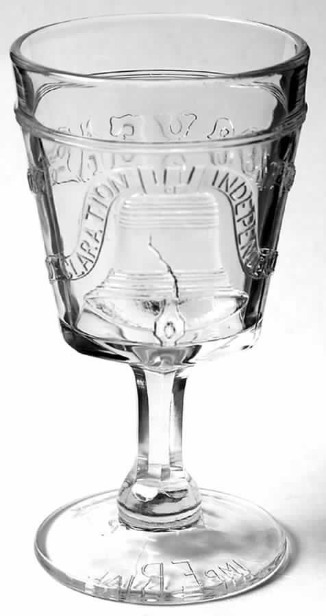 Liberty Bell Water Goblet by American Historical-1