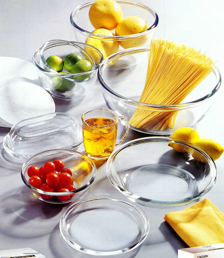Cocoon Clear 9" Soup/Pasta Bowl by Arcoroc-1