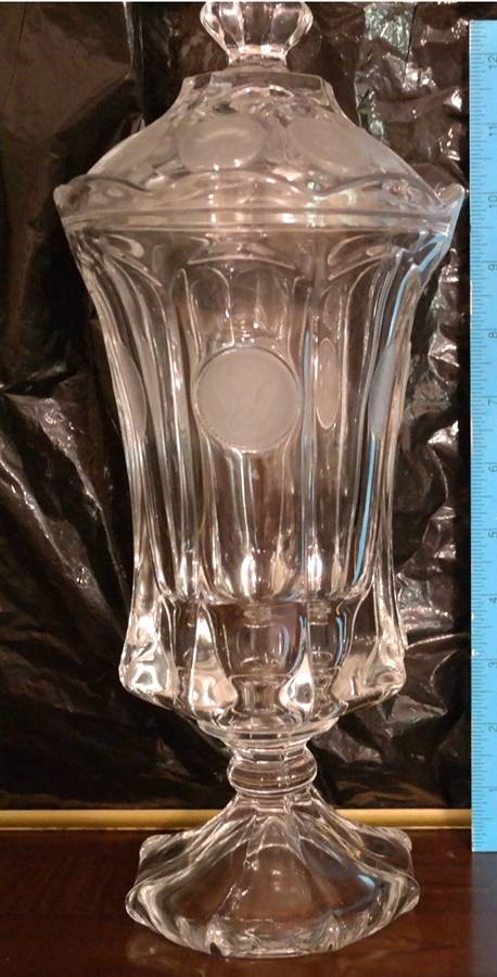 Avon Coin Footed Urn & Lid by Avon-1